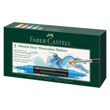 Скетчмаркер Faber Castell двусторонний 5 цв.