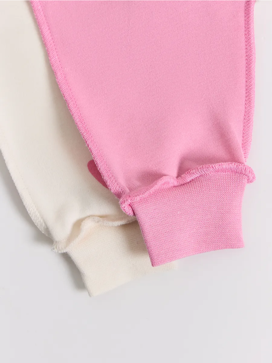 Штанишки 2 шт Mark Formelle (Марк Формэль) 85113-2/сердечки на молоке +розовый - фото 18