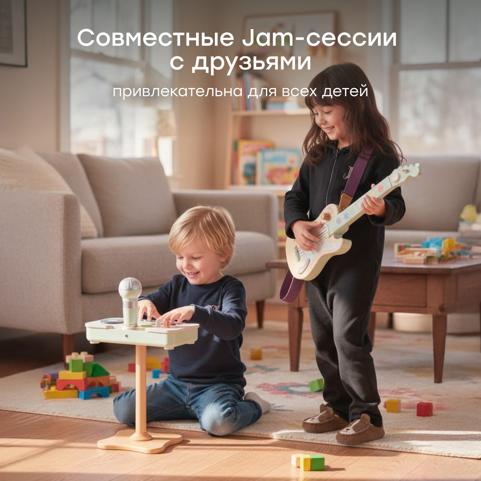 Игрушка музыкальная Happy Baby GUITAR STAR электрогитара - фото 7