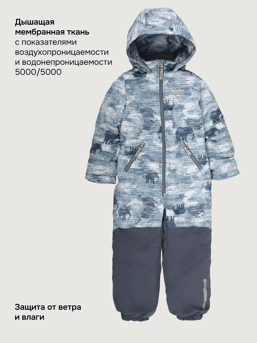 Комбинезон NIKASTYLE 8м1326 деним/серый - фото 6