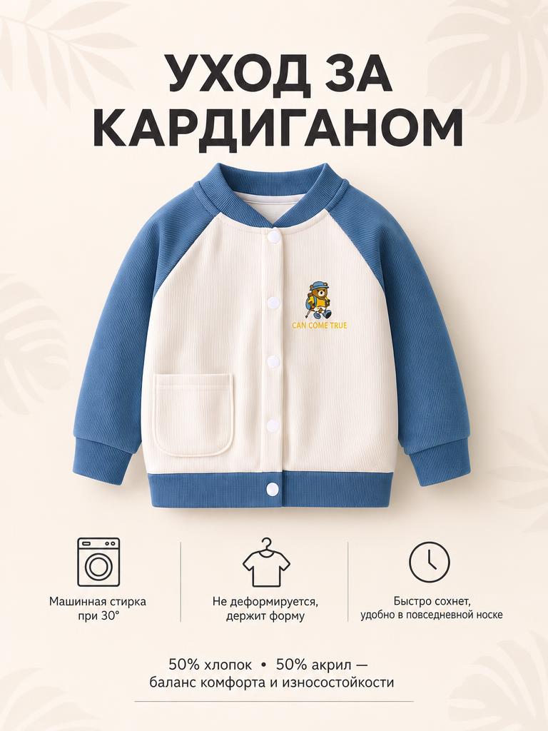 Бомбер Bambooland cardigan_bluebear - фото 10