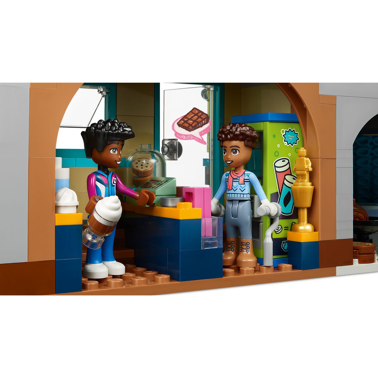 Конструктор LEGO Friends Holiday Ski Slope and Cafe блочный - фото 5