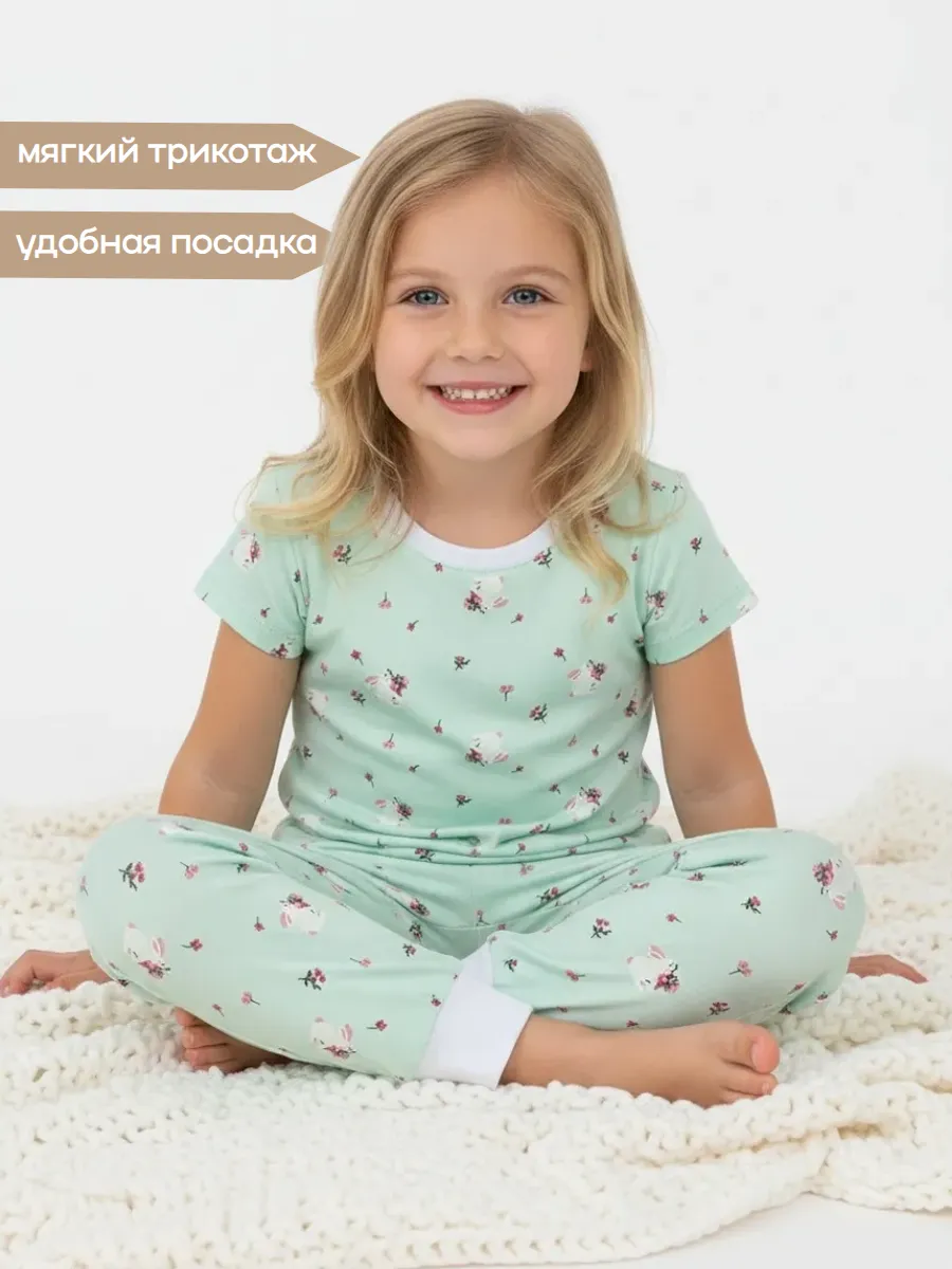 Пижама Linas baby 1682-11 Ментол - фото 4