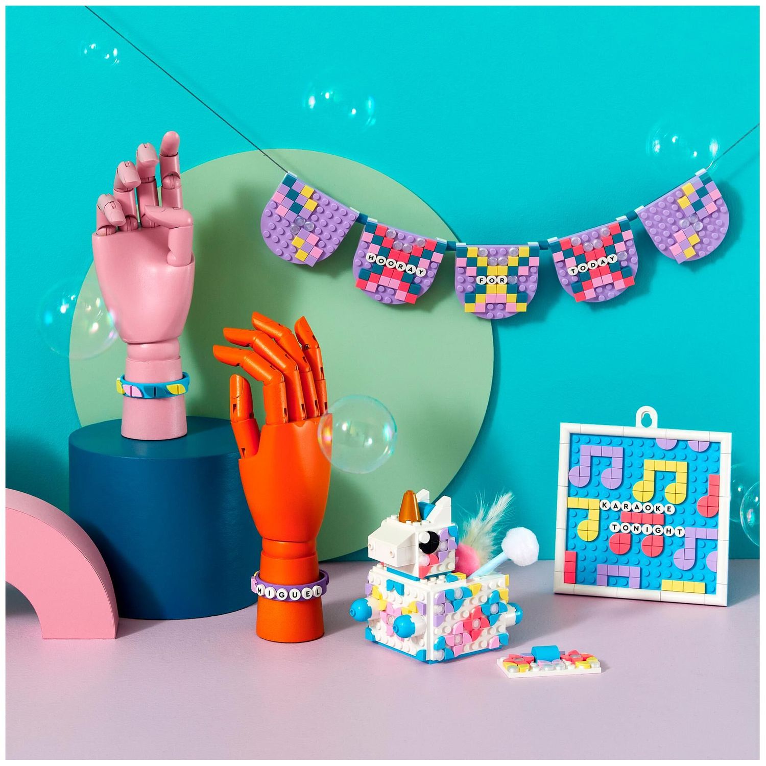 Конструктор LEGO DOTS Творческий набор Единорог 707 дет. - фото 8