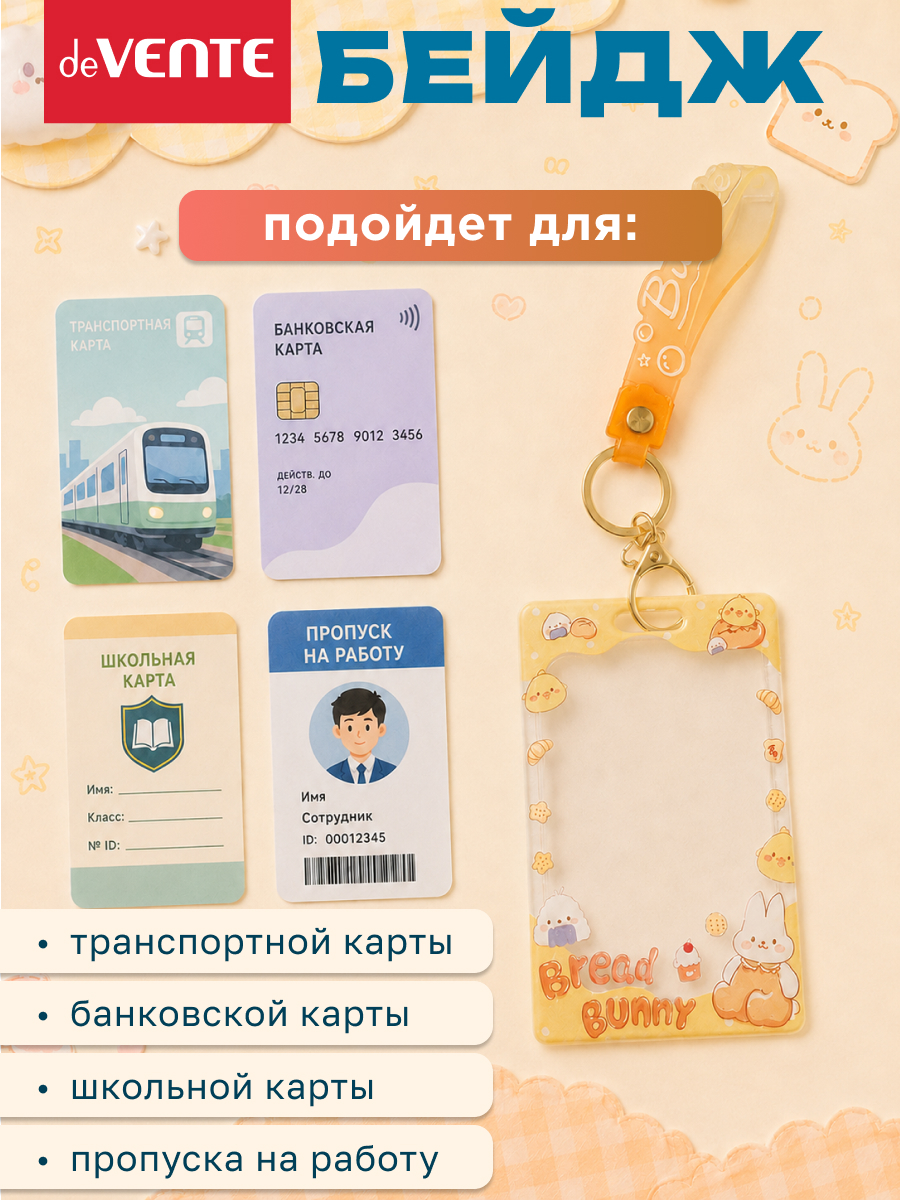 Бейдж deVENTE Cute&Happy - фото 6