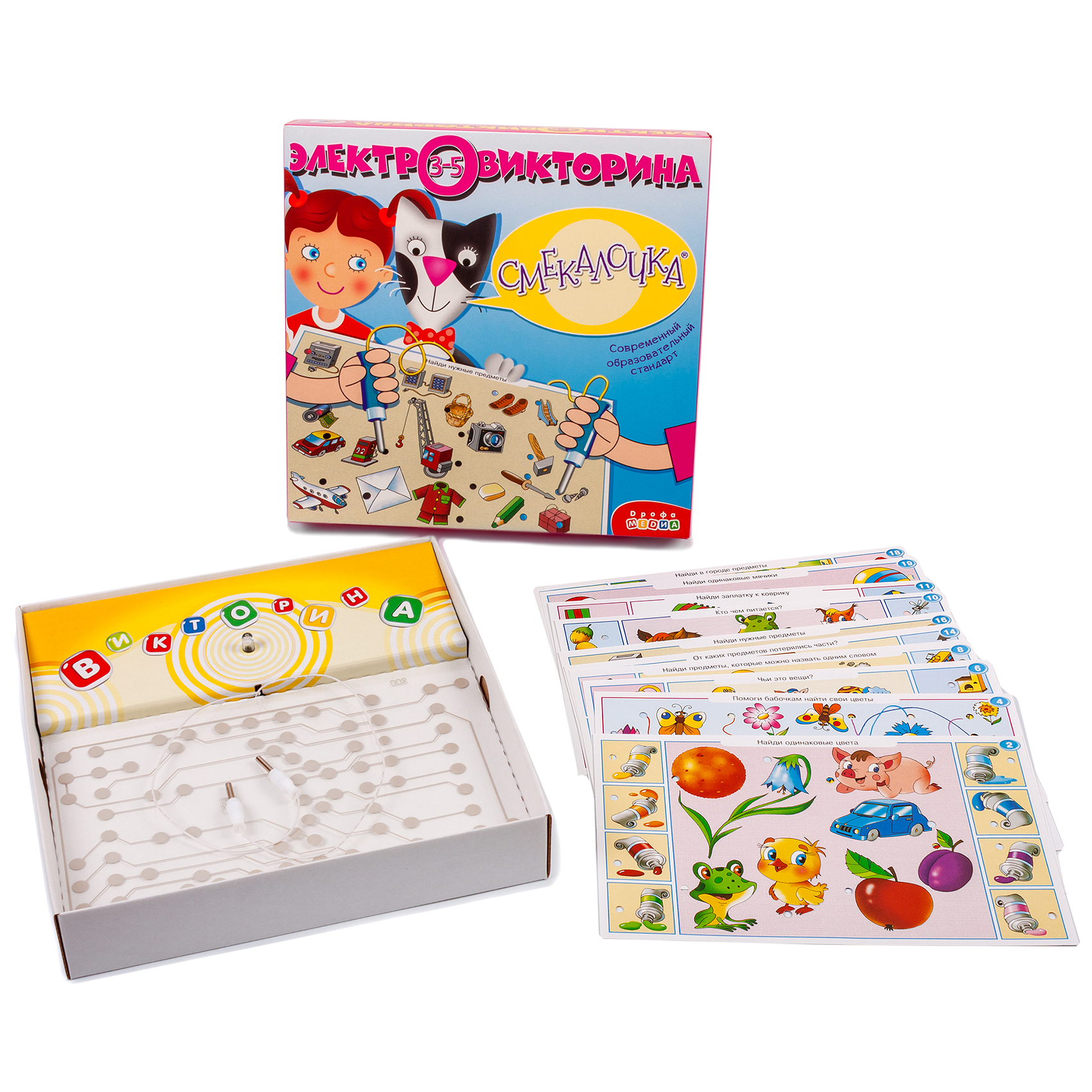 Настольная игра Дрофа-Медиа Электровикторина - фото 7