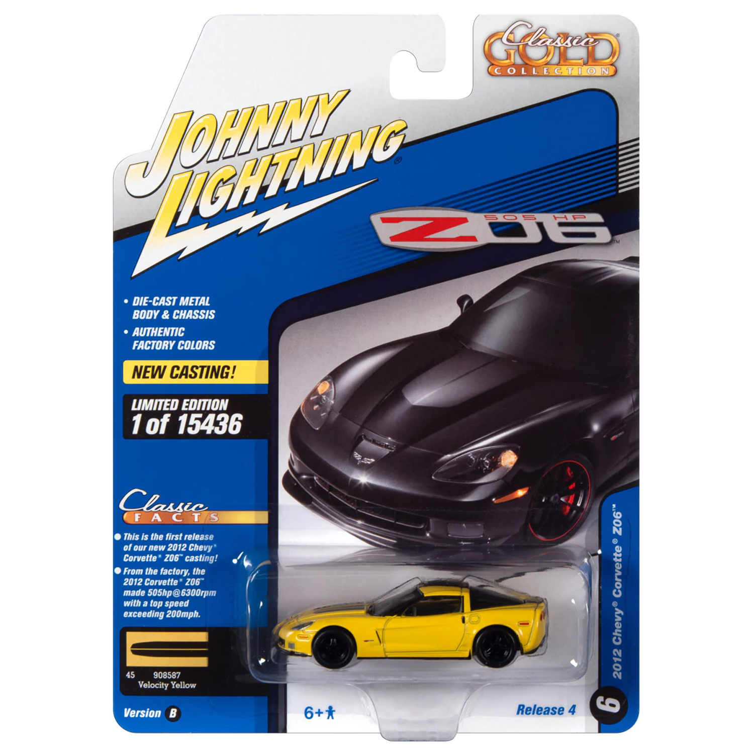 Автомобиль Johnny Lightning 1:64 JLCG027B-R4-N6 - фото 4