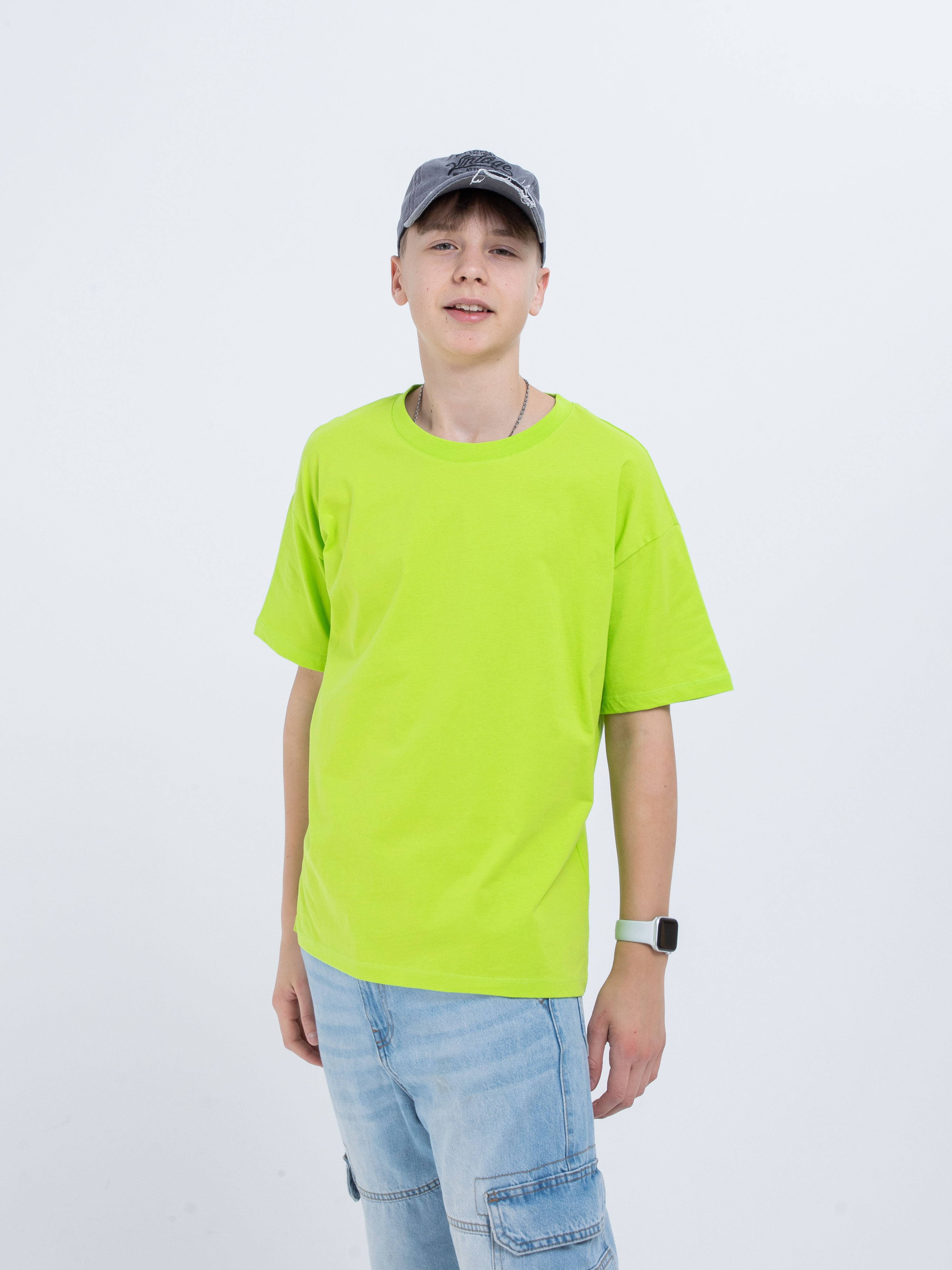 Футболка STELLA MODA 11601._салатовый - фото 13