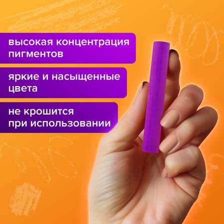 Пастель художественная сухая Brauberg 18 шт.