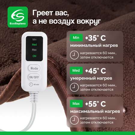 Электрическая грелка EcoSapiens Flisa 40х50 см