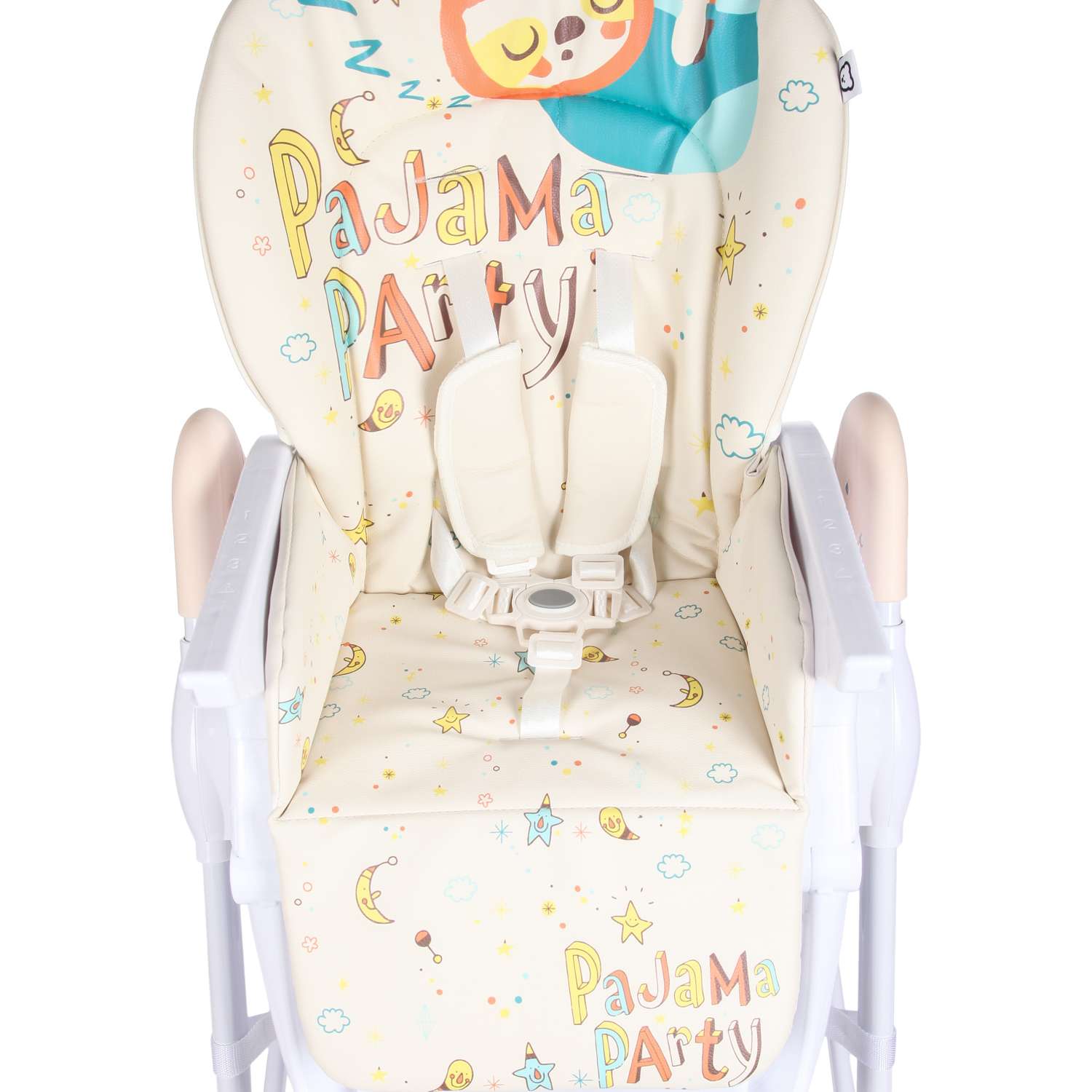 Стульчик для кормления Babyton Happy Animals Beige классический - фото 14