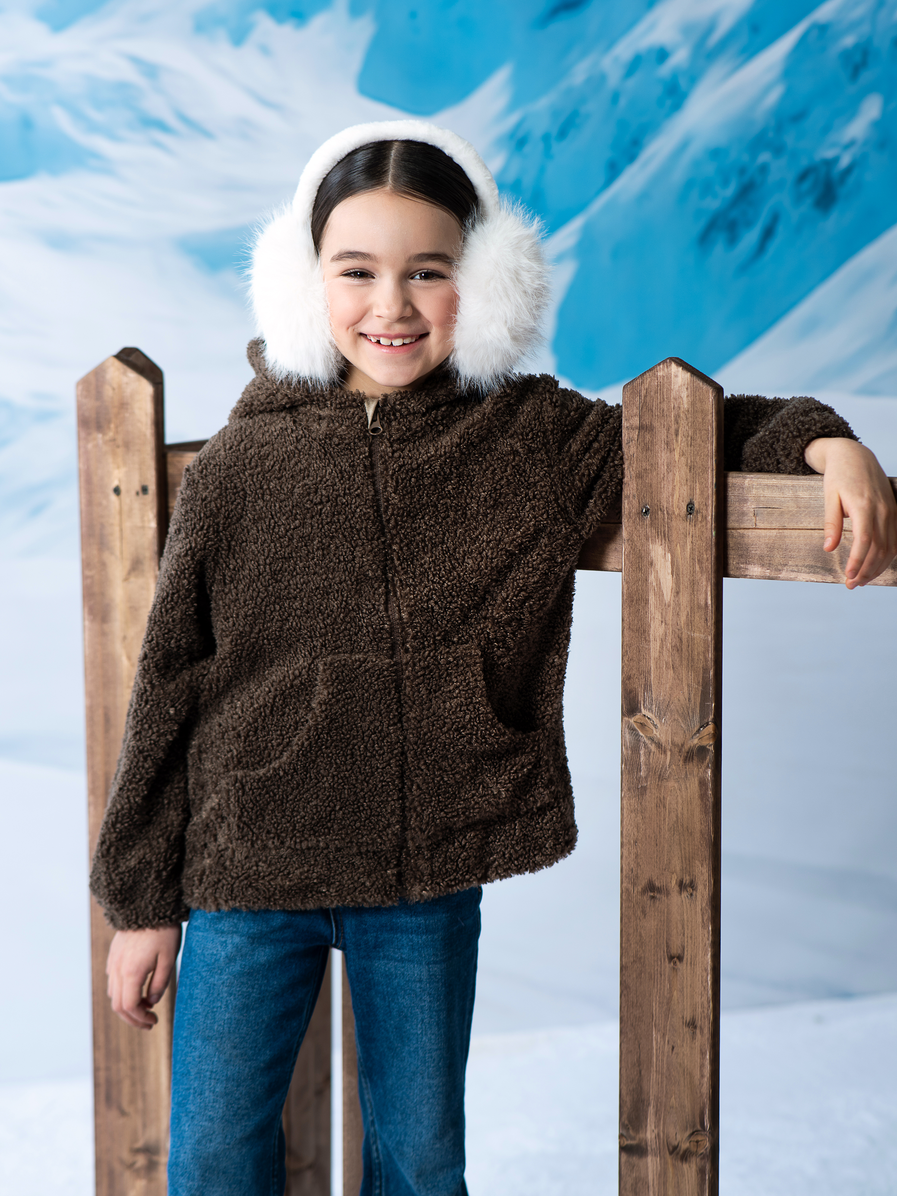 Толстовка LisaWeta FC-01-24 коричневый - фото 3