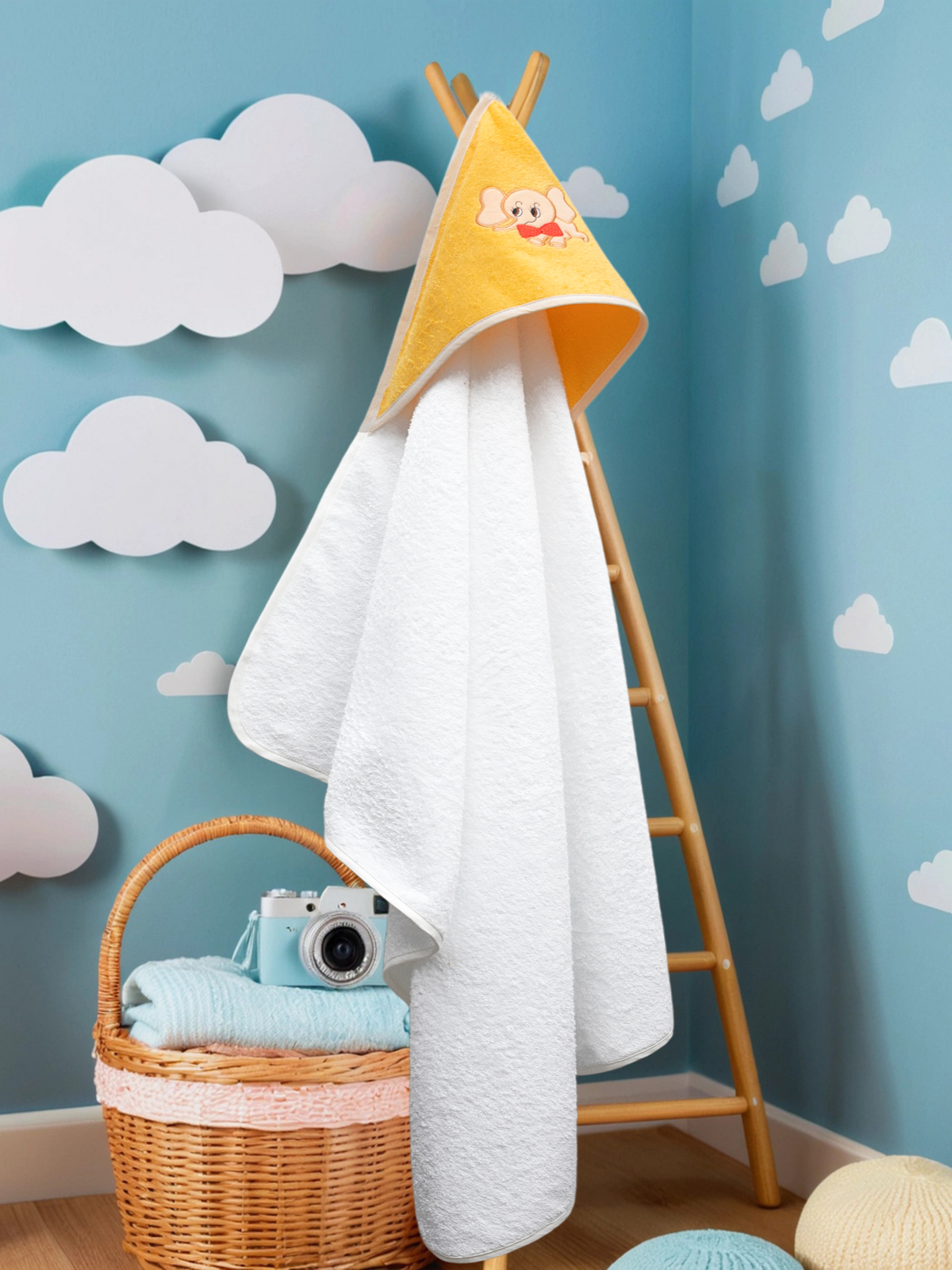 Полотенце уголок Wellness Малыш-00/35_СБ 80 x 100 см 1 шт. - фото 1