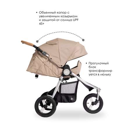 Коляска прогулочная Bumbleride Indie 2025 / Sand