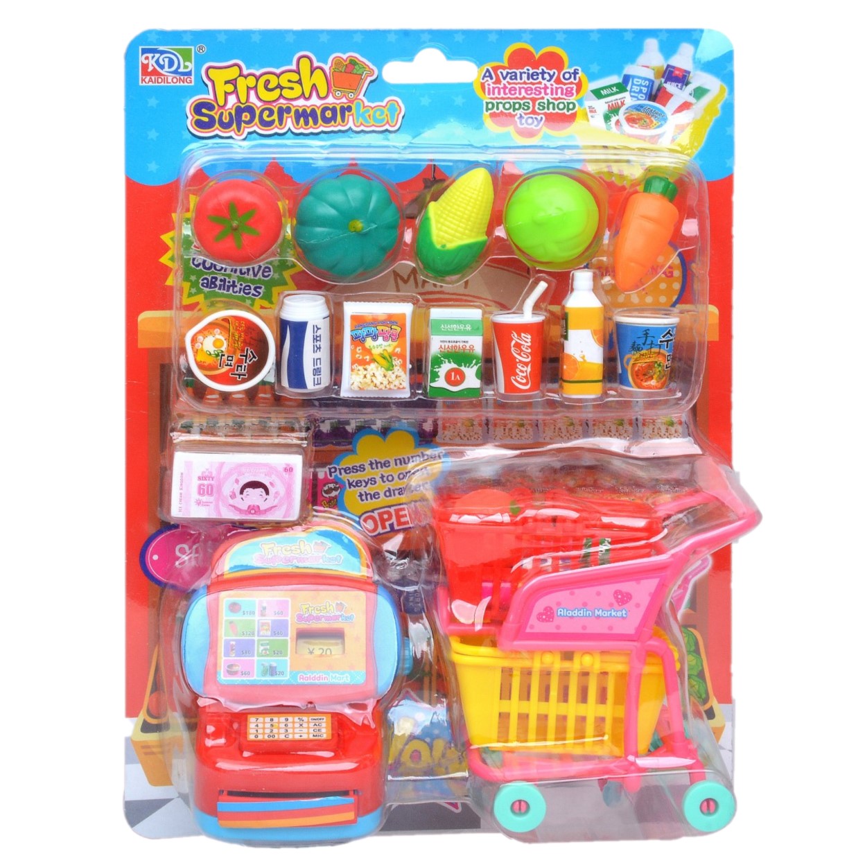 Игровой набор EstaBella продукты, касса - фото 1