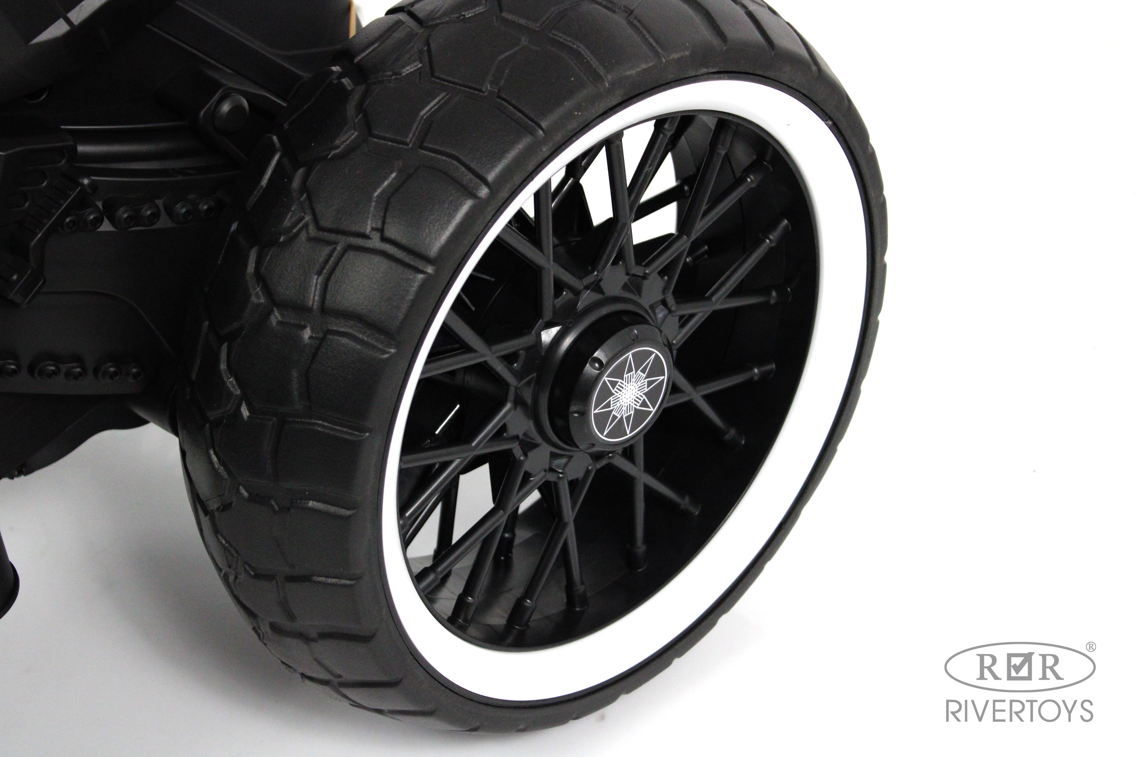 Электромобиль RIVERTOYS М008БХ-BLACK - фото 16