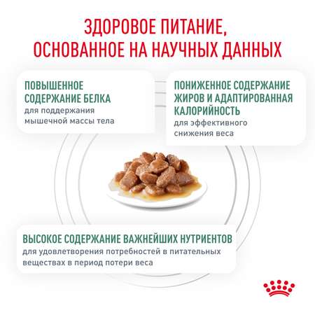 Корм для кошек ROYAL CANIN Satiety Weight Management 85г диетический рекомендуемый для снижения веса пауч