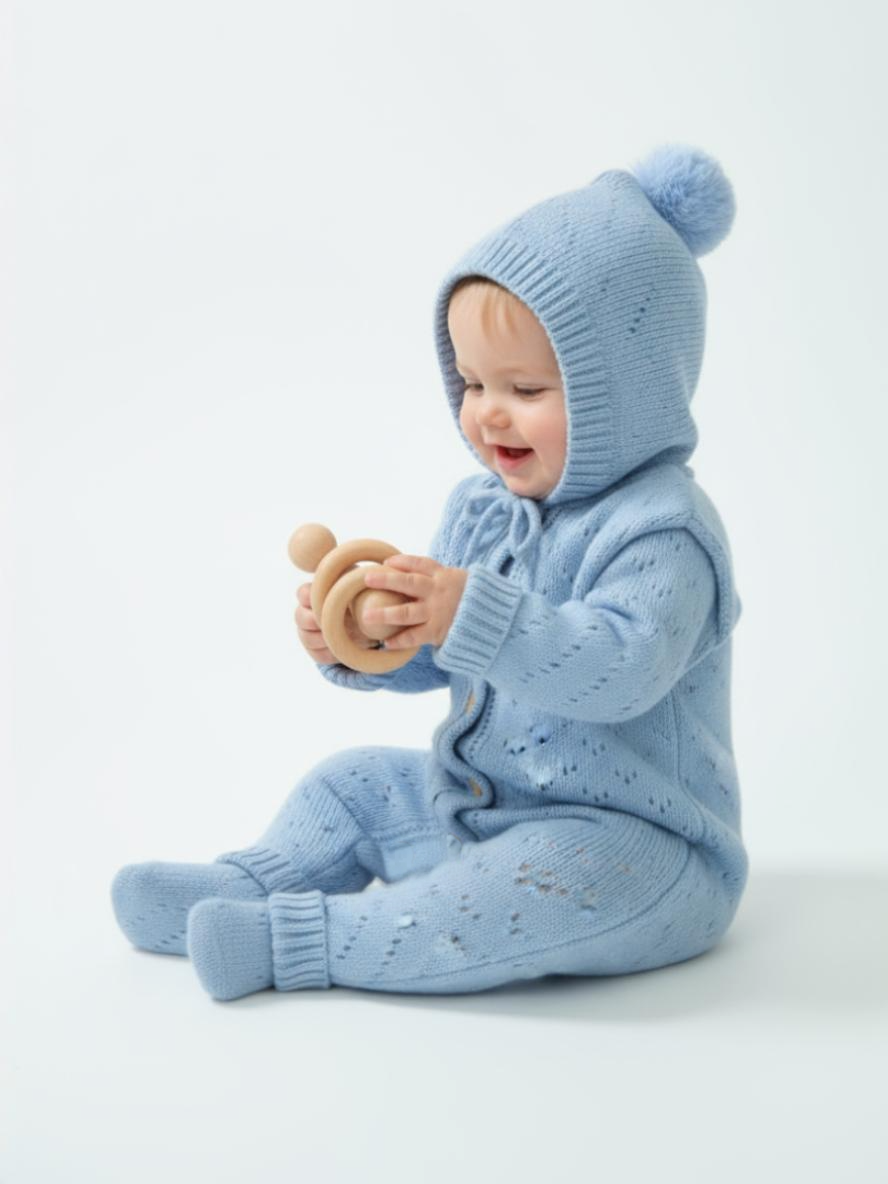 Комбинезон Совенок Дона В77-4210/3-Голубой - фото 1