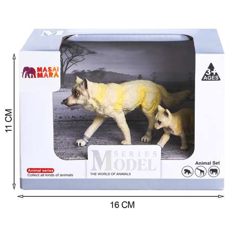 Игровой набор Masai Mara Семья полярных волков