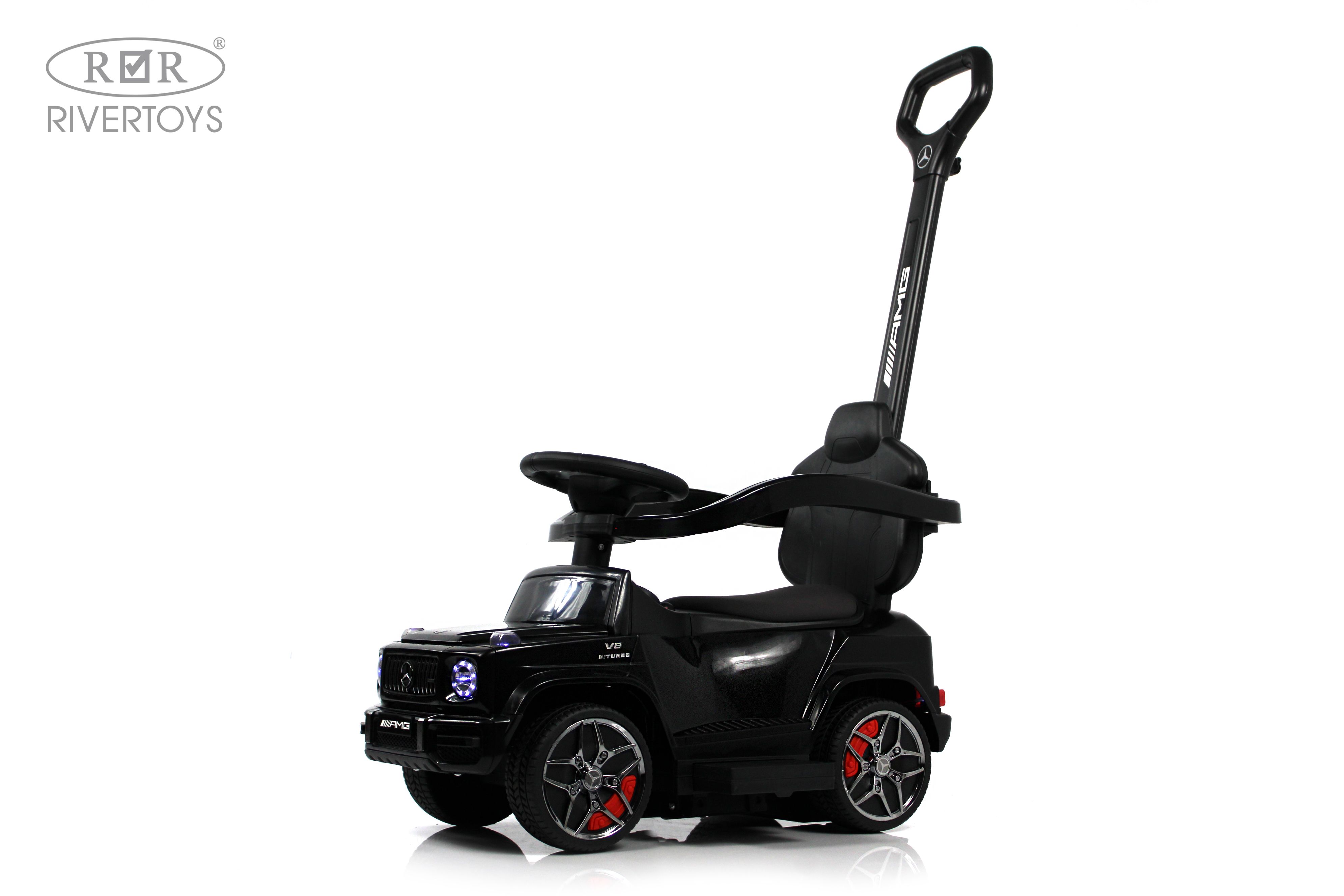 Каталка RIVERTOYS Mercedes-BenzG63 Black Diamond черный - фото 17