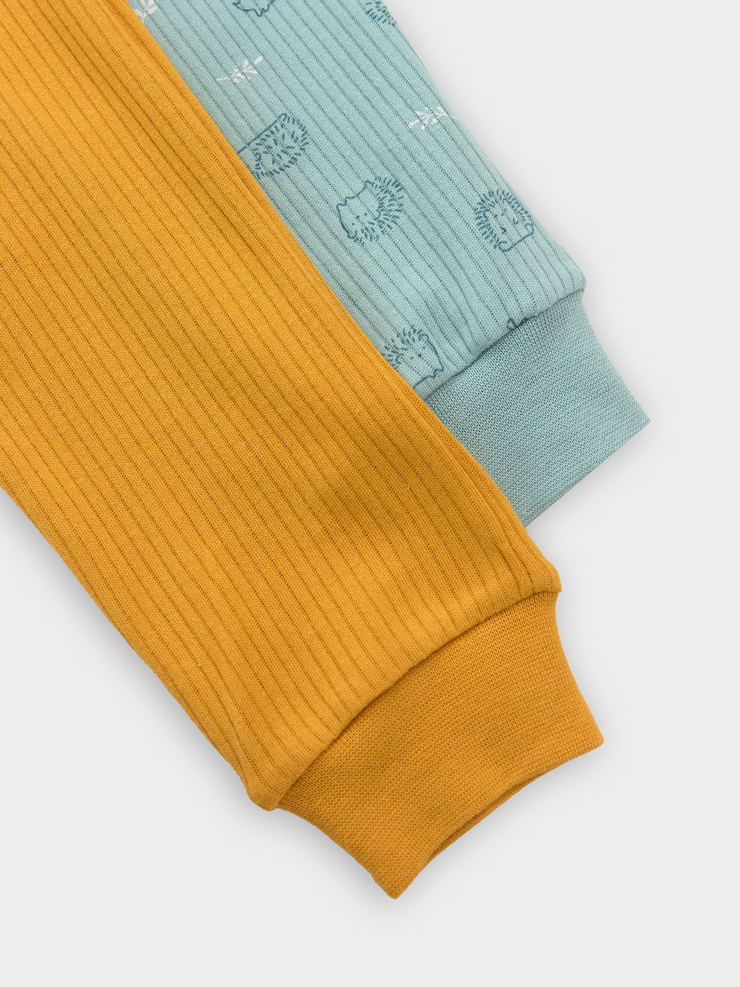 Штанишки 2 шт Mark Formelle (Марк Формэль) 85113-2/ежики на мяте +золотой мед - фото 5