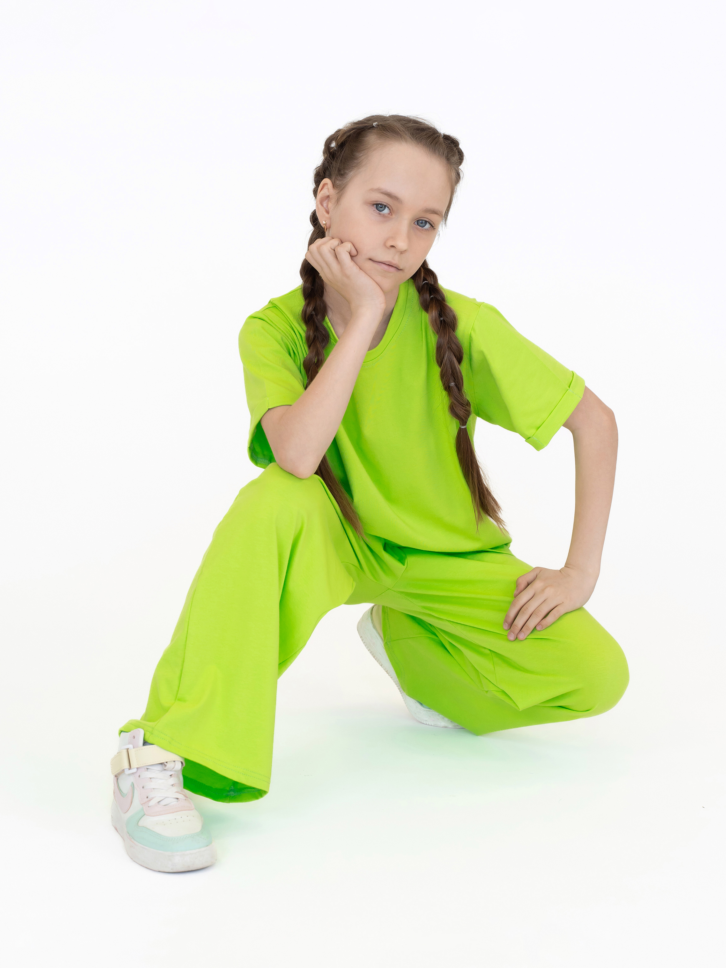 Футболка и брюки ULTRA 7060-Ул салат - фото 25