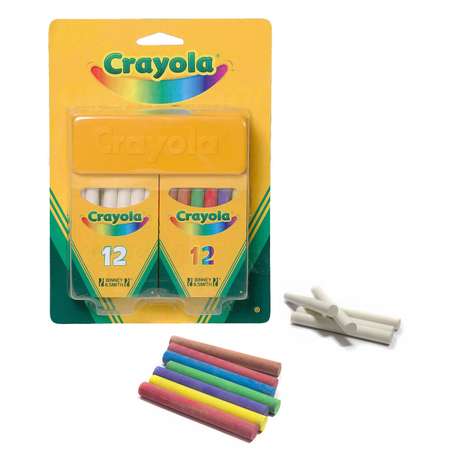 Мел сухой Crayola 24 шт.