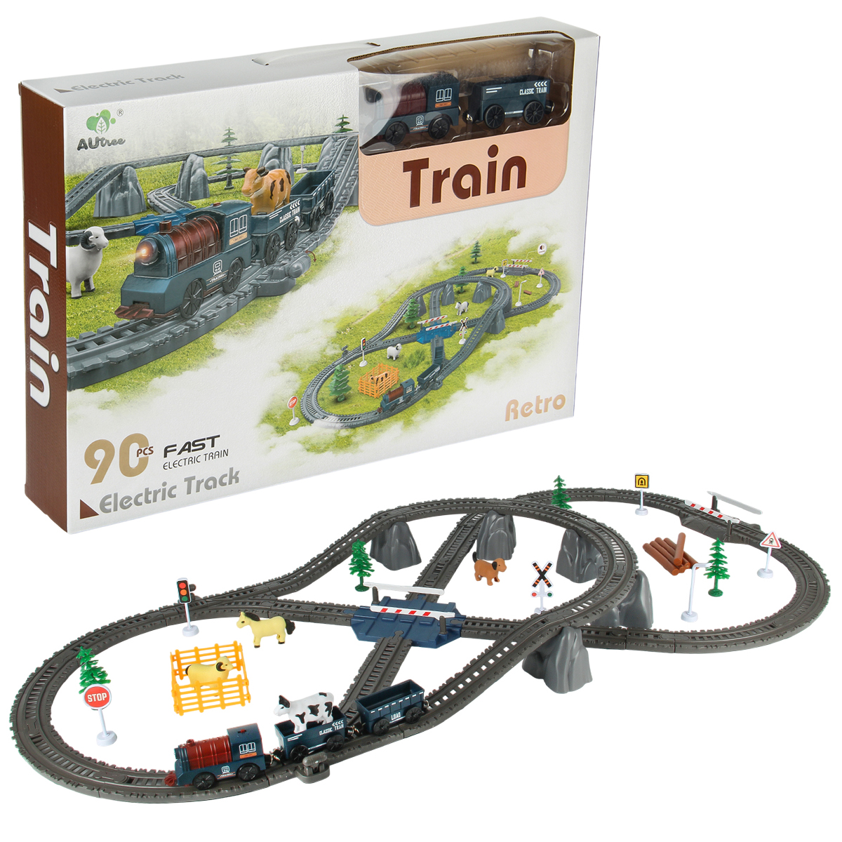 Набор железнодорожный Veld Co 115 см 135615 - фото 1