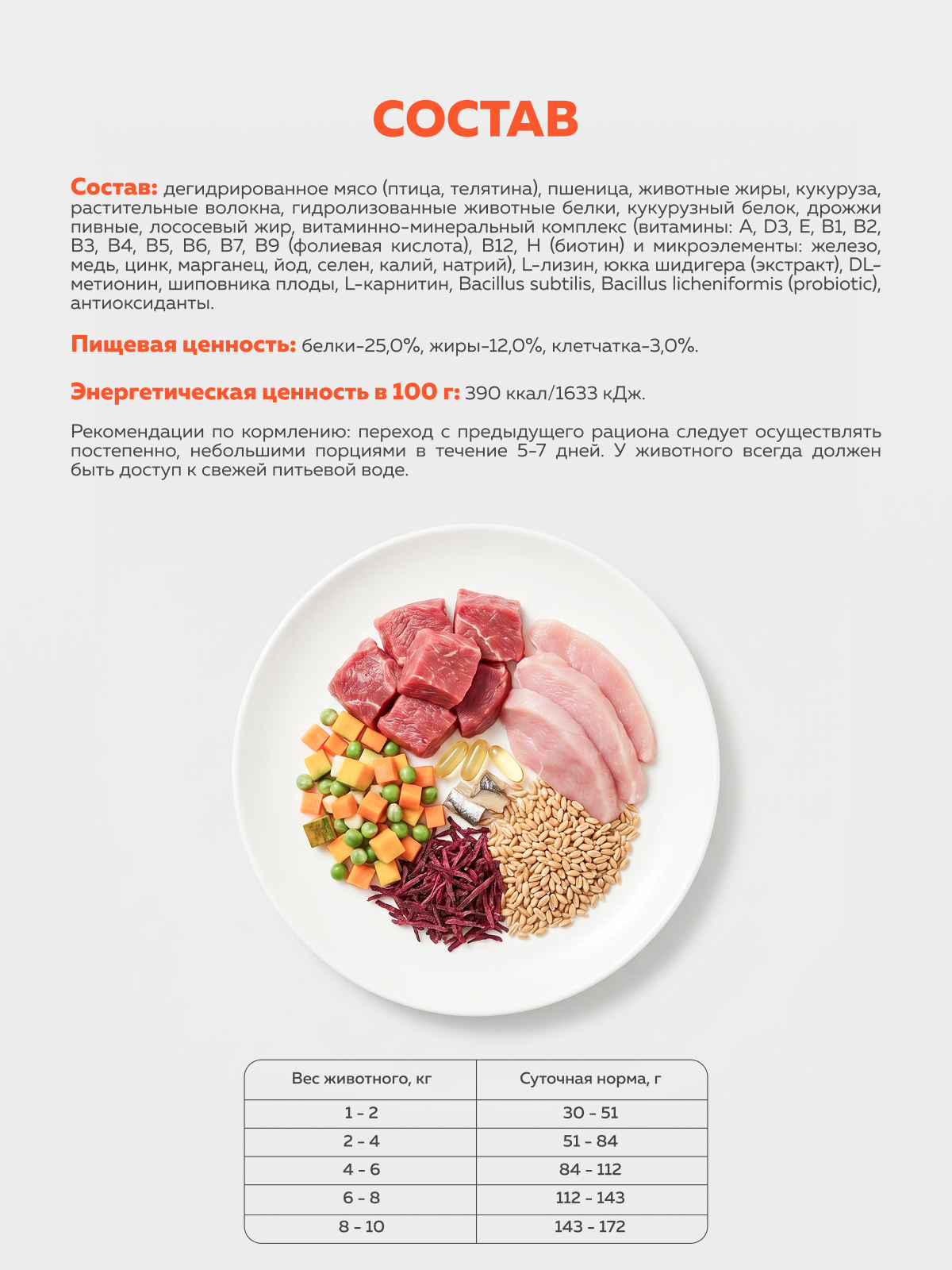 Корм сухой Зоогурман для собак мелких и средних пород Active Life телятина 1.2кг - фото 4