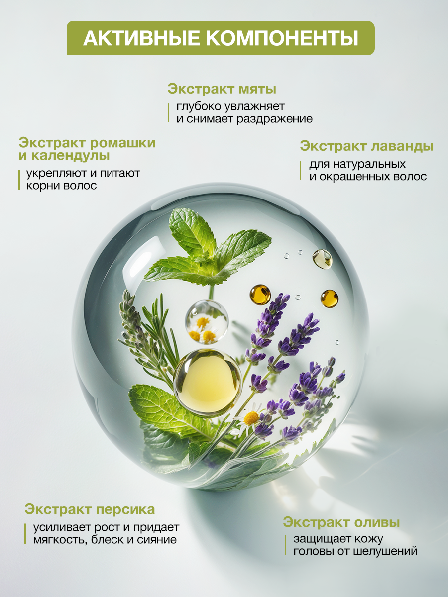 Шампунь Tashe Professional 1000 мл - фото 7