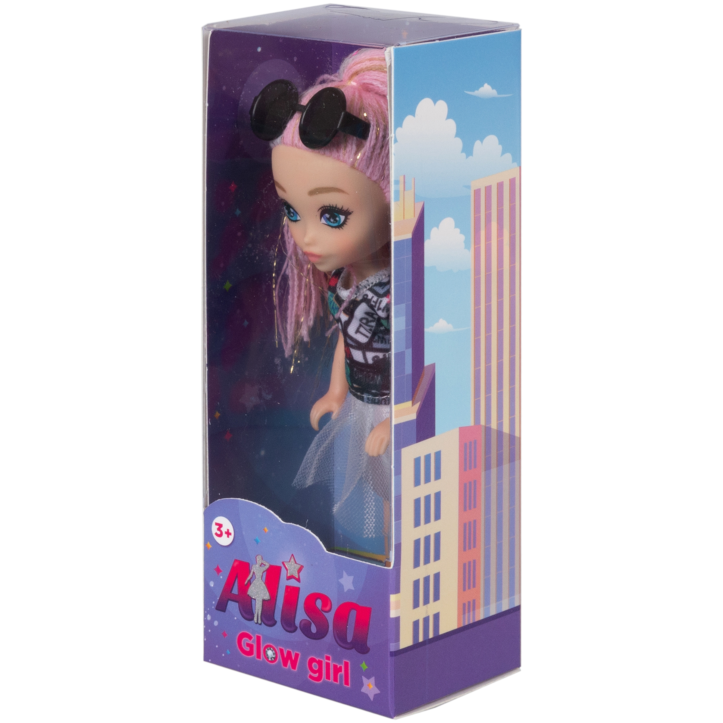 Кукла мини 1TOY Alisa glow girl Т25196-1 - фото 3