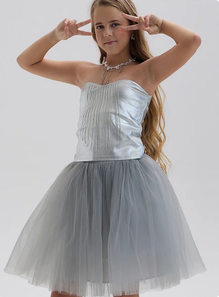 Юбка DALLINA Kids UDN22 GREY - фото 1