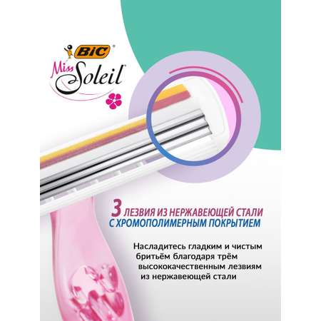 Набор бритв BIC одноразовых Miss Soleil 2 шт