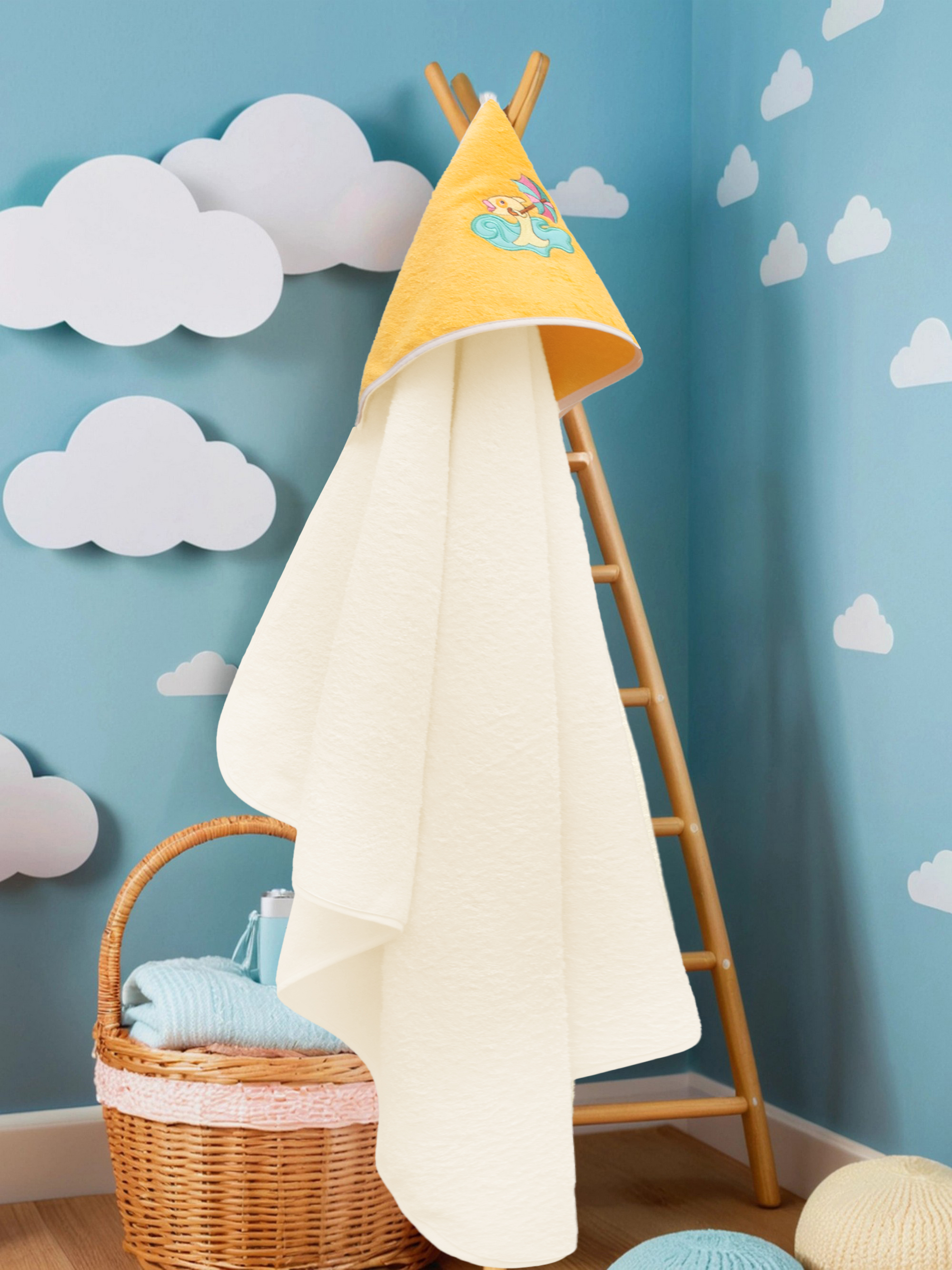 Полотенце уголок Wellness Малыш-01/35_Р 80 x 100 см 1 шт. - фото 1