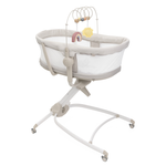 Детская кроватка Chicco Baby Hug Armonia 4в1 с рождения до 3 лет Mother Pearl овальная, без маятника (молочный)