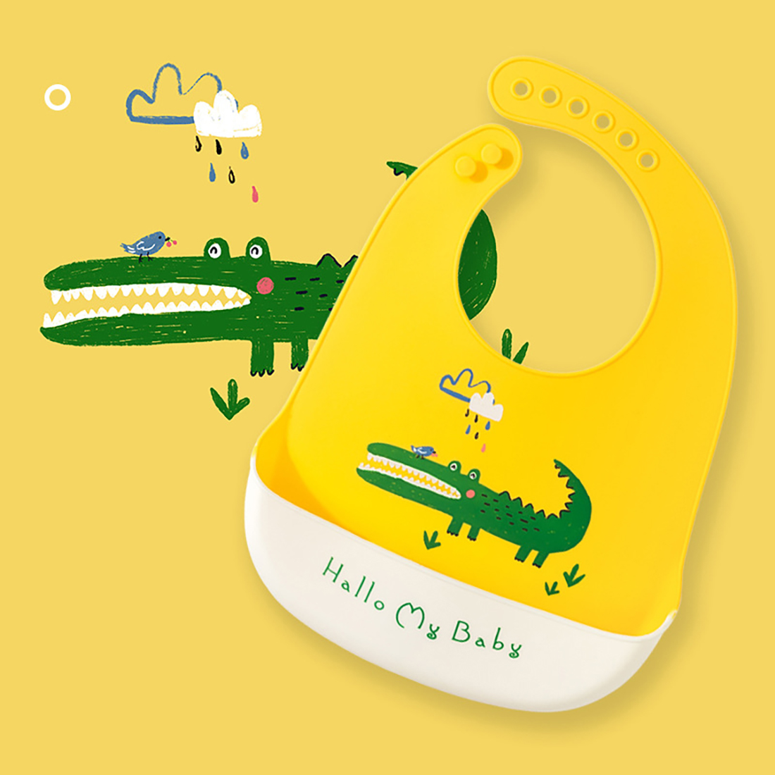 Нагрудник Zupo Crafts силикон - фото 2