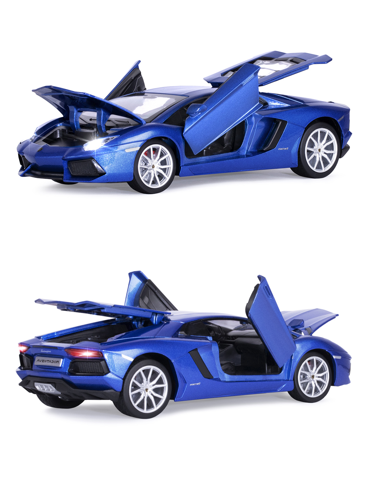 Автомобиль АВТОпанорама Lamborghini Aventador Coupe 1:24 JB1251385 - фото 7