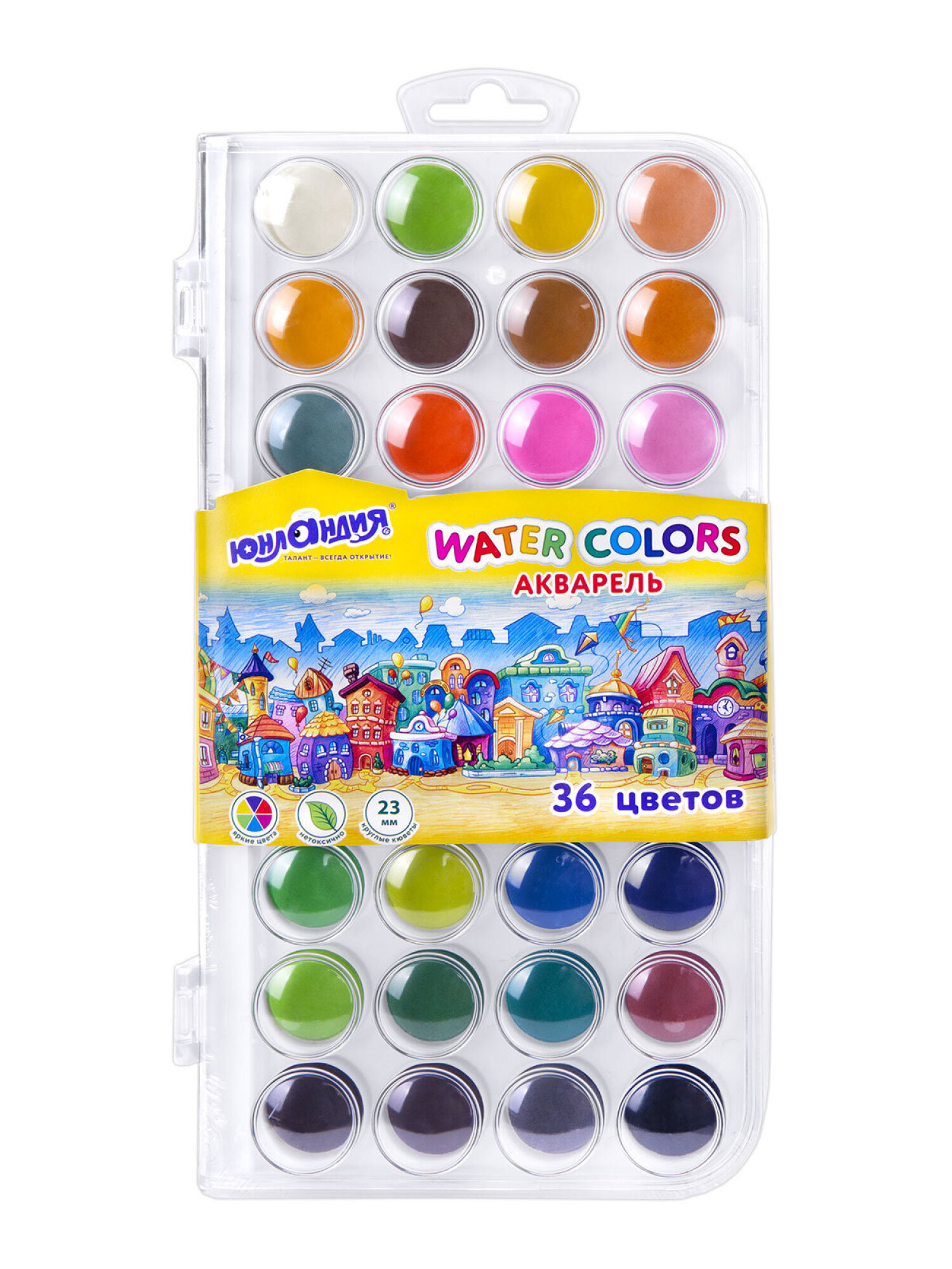 Краски акварель Юнландия 36 цв. - фото 7