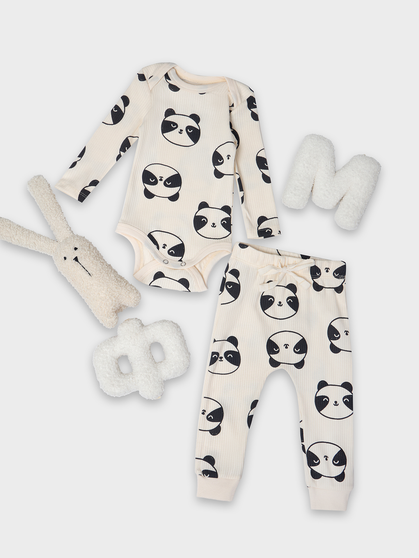 Комплект Mark Formelle (Марк Формэль) 89408/панды на молочном - фото 1