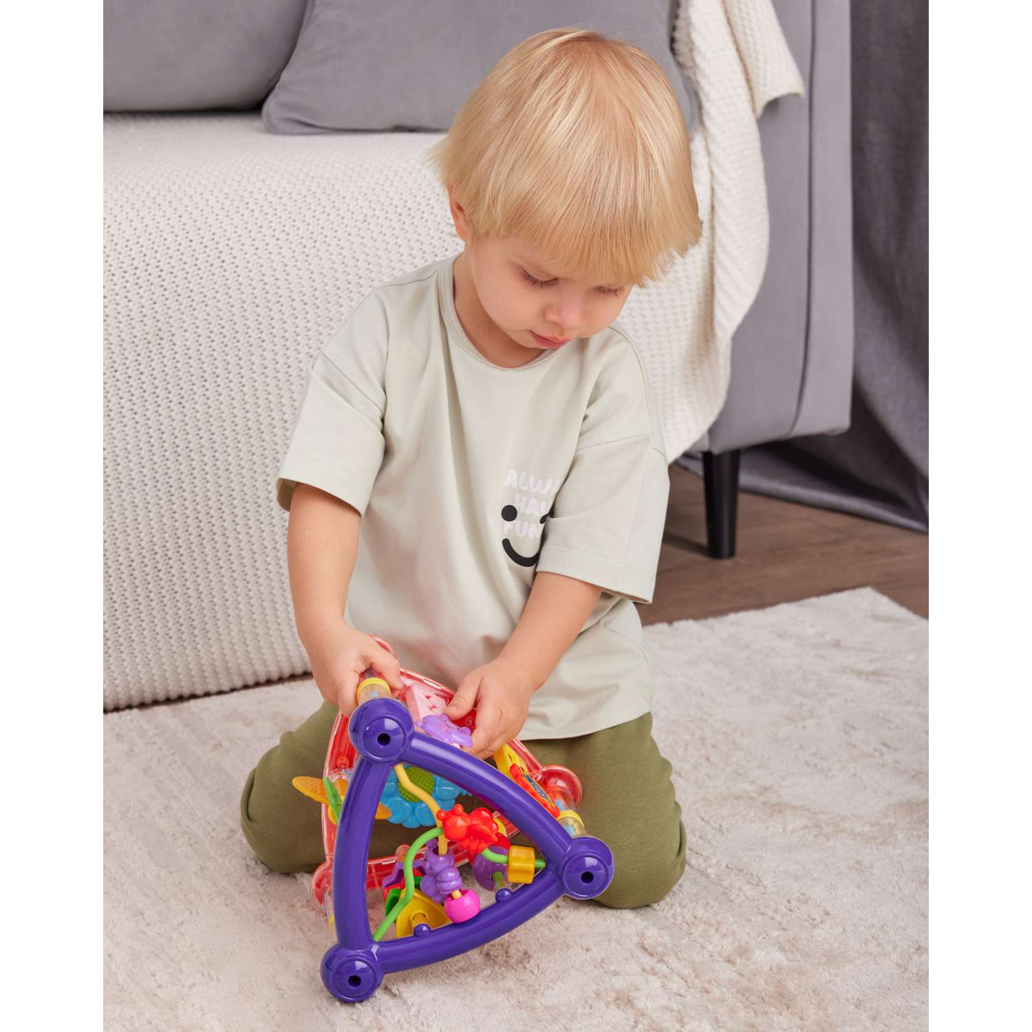 Игрушка BabyGo развивающий центр Треугольник - фото 5