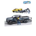Внедорожник Bruder Ram с автомобилем Roadster