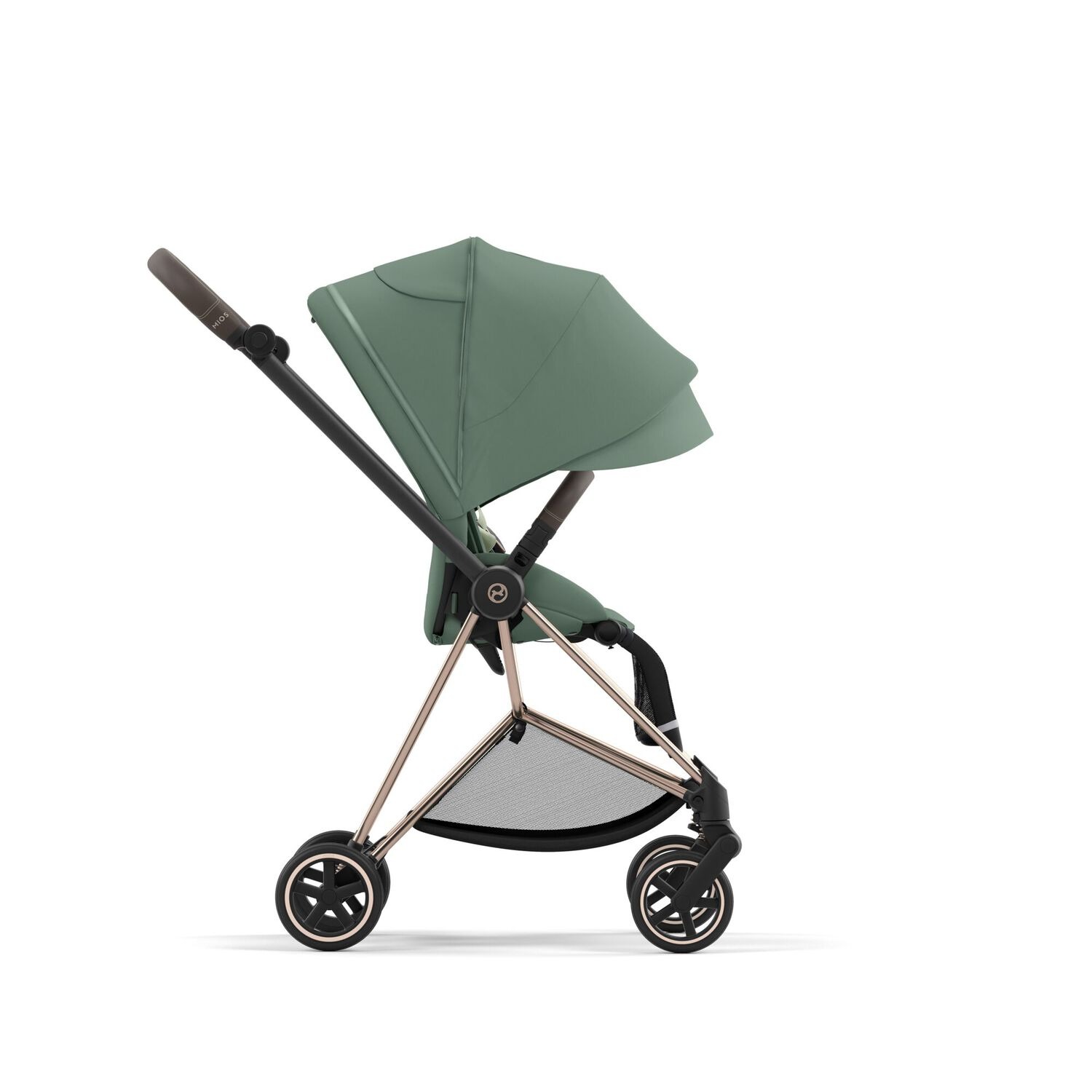 Коляска прогулочная Cybex Mios III Rosegold зеленый - фото 4