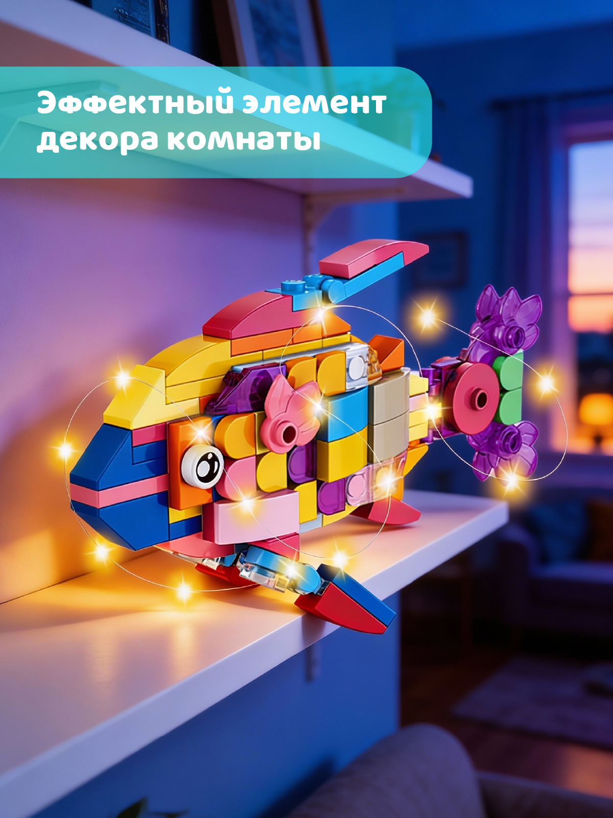 Конструктор Constructa Рыба 305 дет. - фото 4