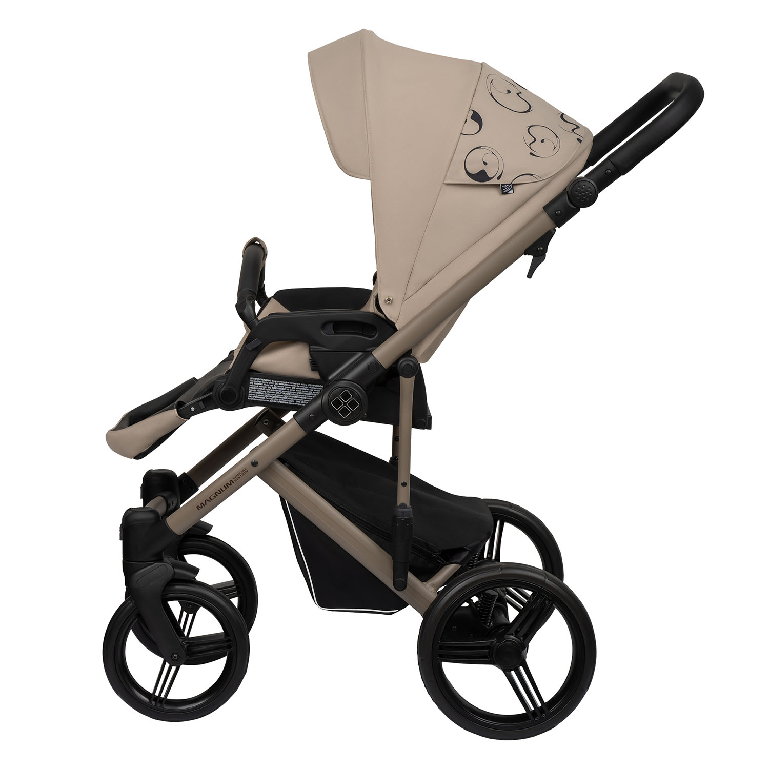 Коляска 2в1 Bebetto Magnum Light SE бежевый - фото 9