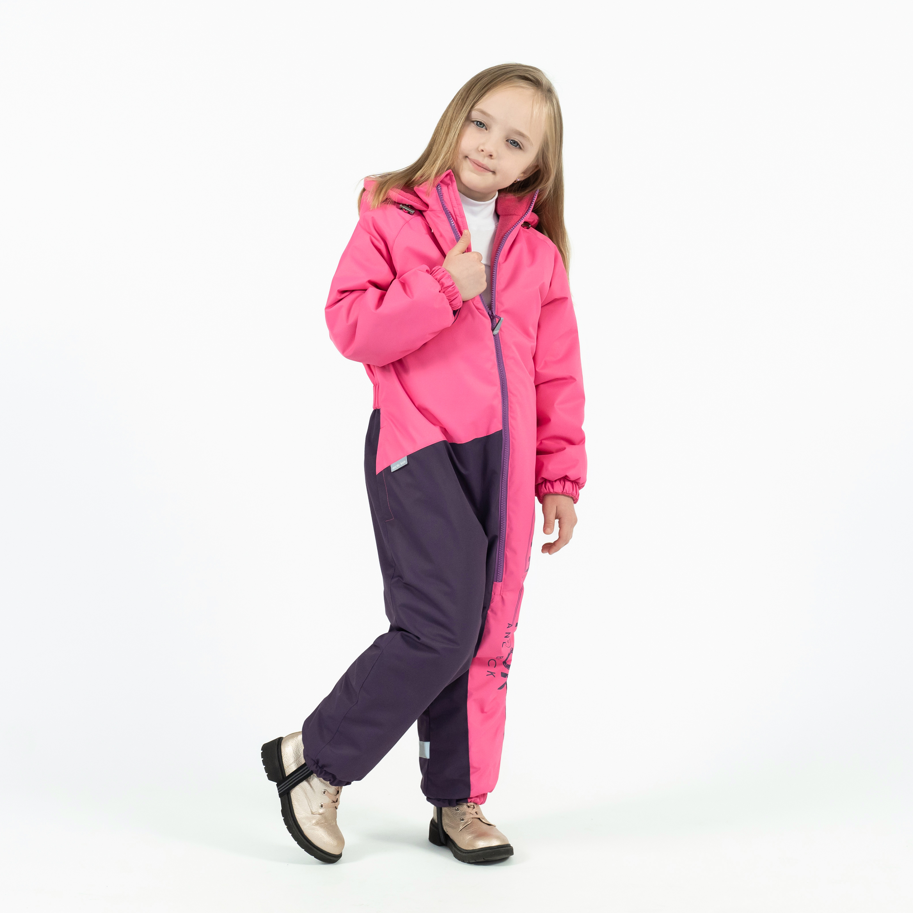 Комбинезон Arctic kids 30-038 фиолетовый - фото 2