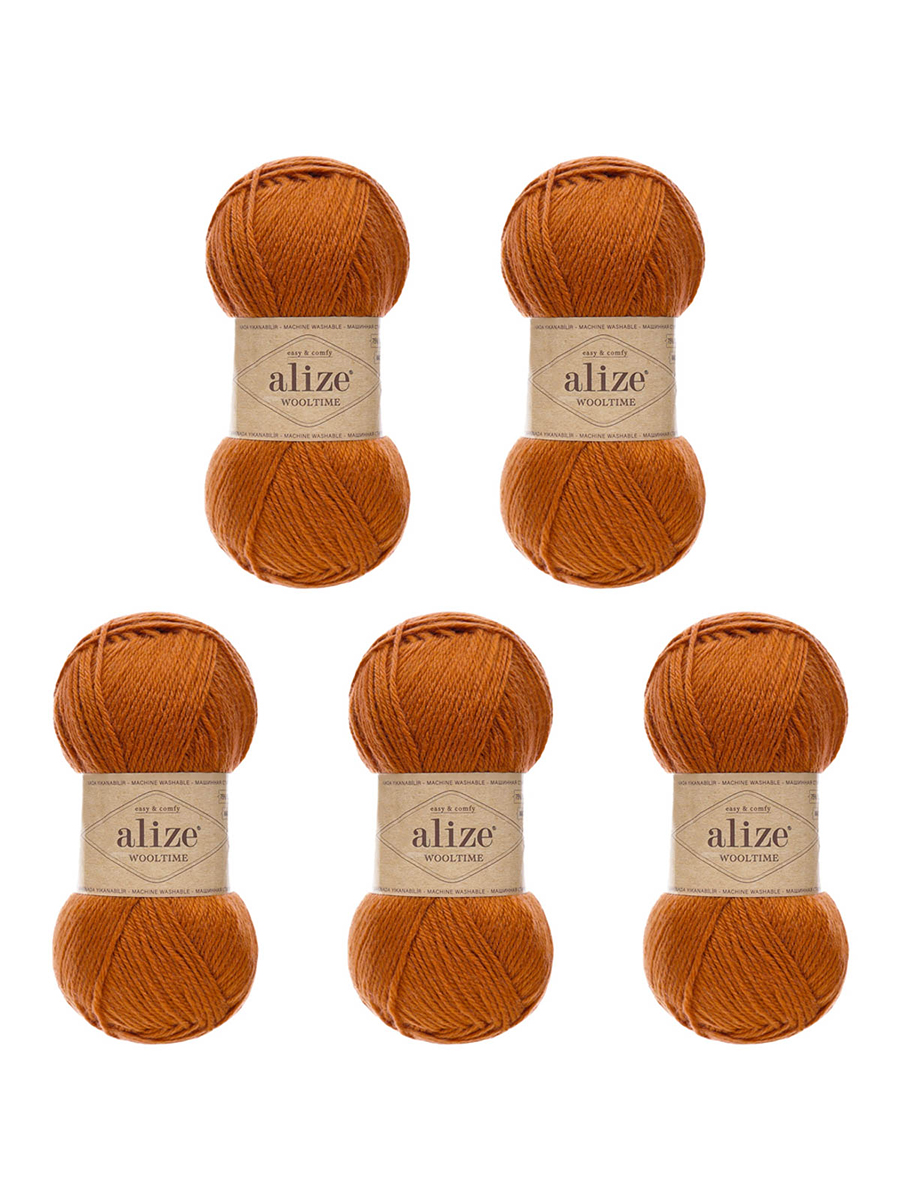 Пряжа для вязания полушерстяная Alize 100г 200м 5шт - фото 5