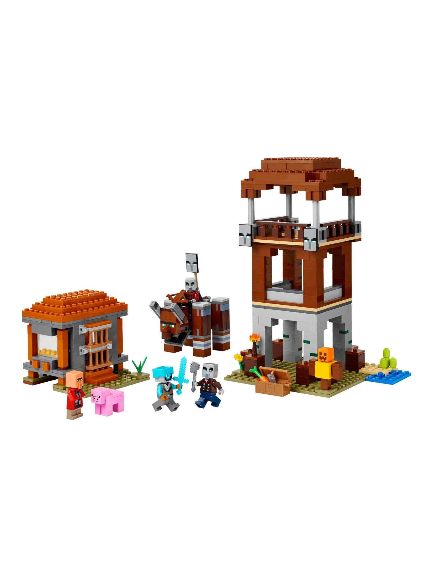 Конструктор LEGO Minecraft Аванпост мародёров 665 дет. - фото 2