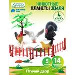 Игровой набор DARWIN Животные Птичий двор 5шт