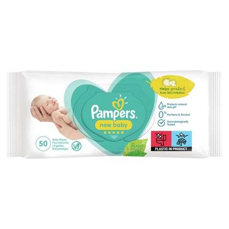 Влажные салфетки Pampers New Baby 50 шт.