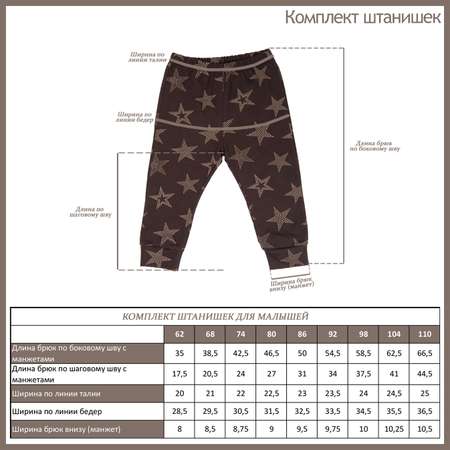 Штанишки 2 шт TOPOTUSHKI